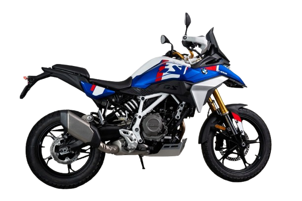 BMW F 450 GS vue de côté profil gauche coloris blanc