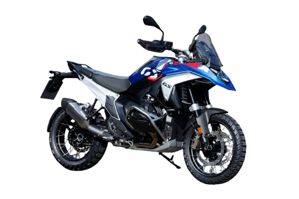 BMW R 1300 GS Trophy trois quarts avant détail cockpit TFT